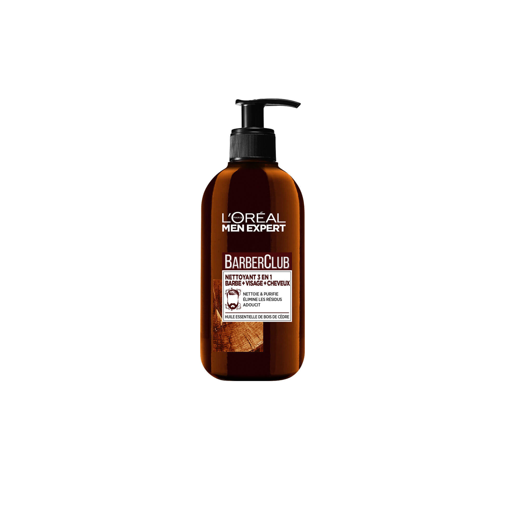 Nettoyant 3 en 1 Barbe + Visage + Cheveux
